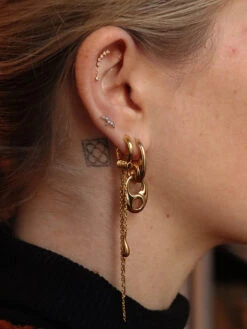 Maria Black Rain Earring -Maria Black 4699 4f6f8f0932 rain ballroom earring gold original