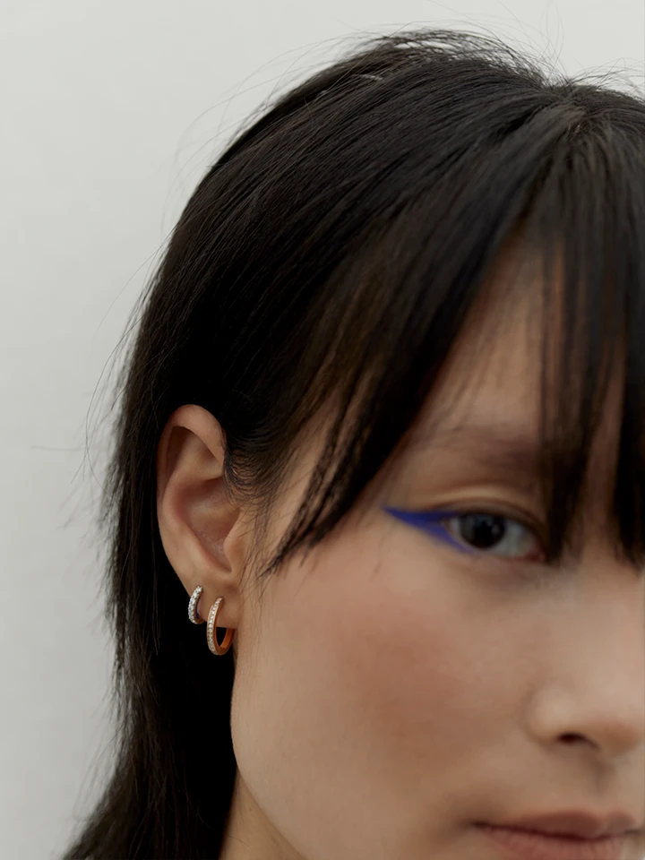 Maria Black Sunset Boulevard 8 Blue Huggie 4 Maria Black Sunset Boulevard 8 Blue Huggie - Image 4