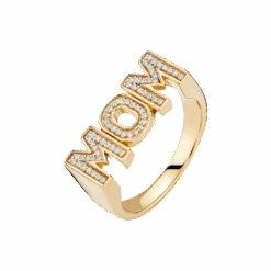 Maria Black Mom Sky Ring