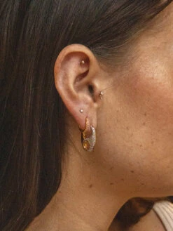 Maria Black Vogue Opal Glitter Earring -Maria Black 4876 679079d1f3 vogue opal gold mica 8 pink gold original