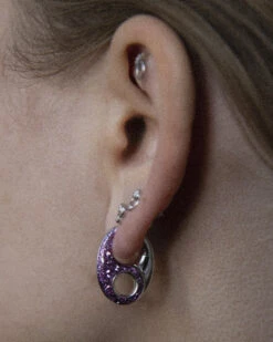 Maria Black Vogue Lilac Glitter Earring -Maria Black 4877 d0585a74b1 vogue lilac original