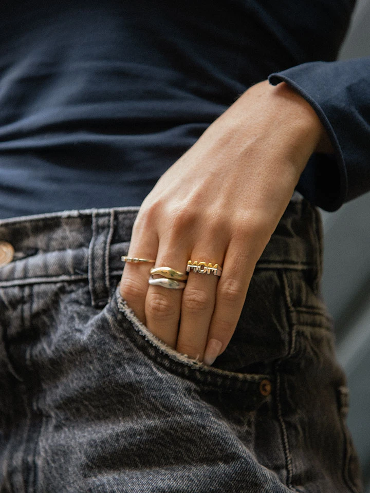 Maria Black Mom Two-Tone Ring 4 Maria Black Mom Two-Tone Ring - Image 4