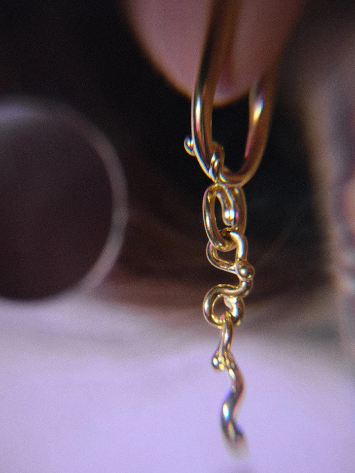 Maria Black Curtain Crust Earring 4 Maria Black Curtain Crust Earring - Image 4