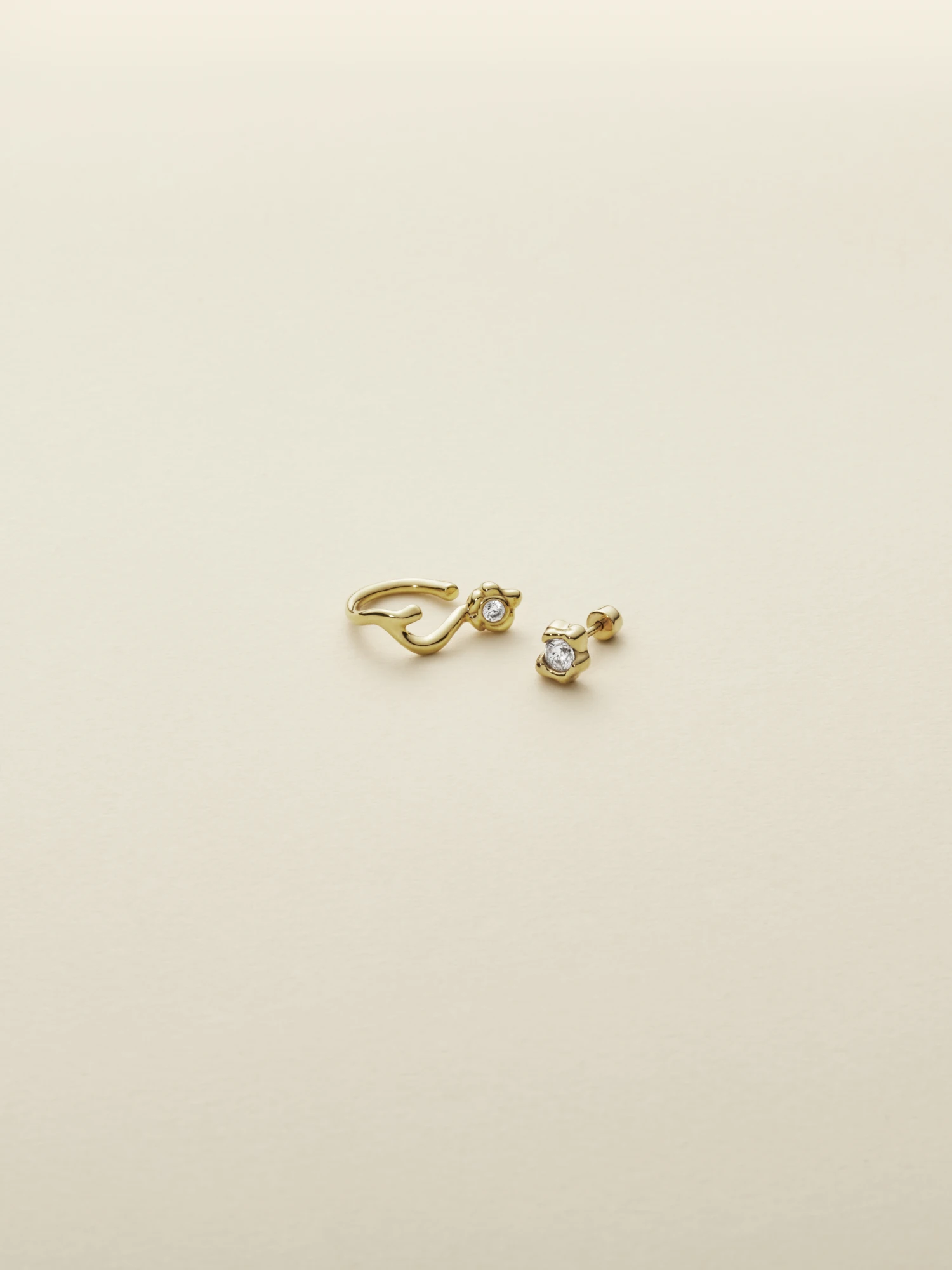 Maria Black Flora Ear Cuff 2 Maria Black Flora Ear Cuff - Image 2